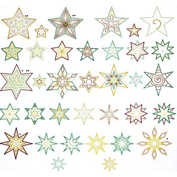 Stars Embroidery Designs CD for GO! By Sarah Vedeler-2899