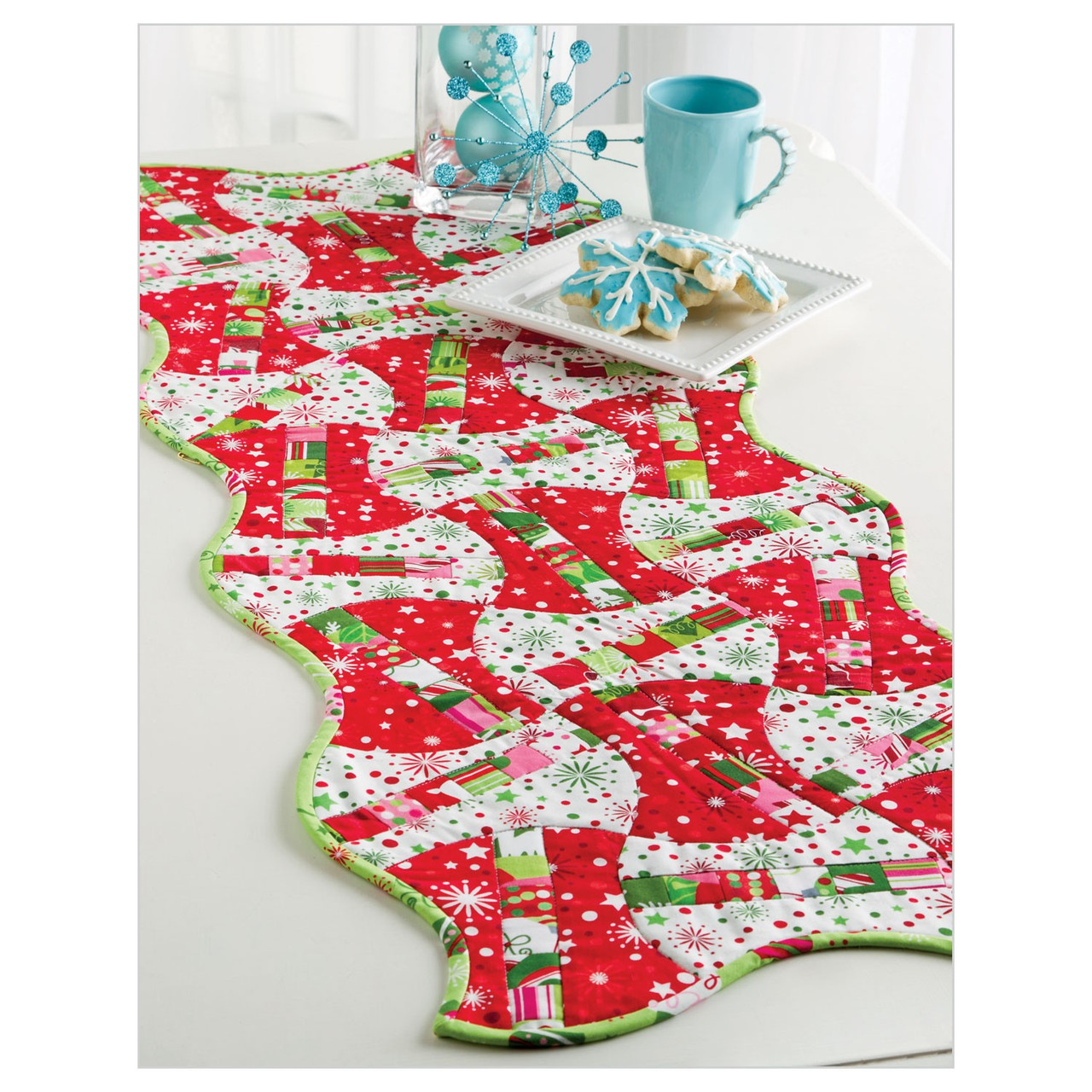 Quilted Curves & Strips with the AccuQuilt GO! Pattern Book-2510