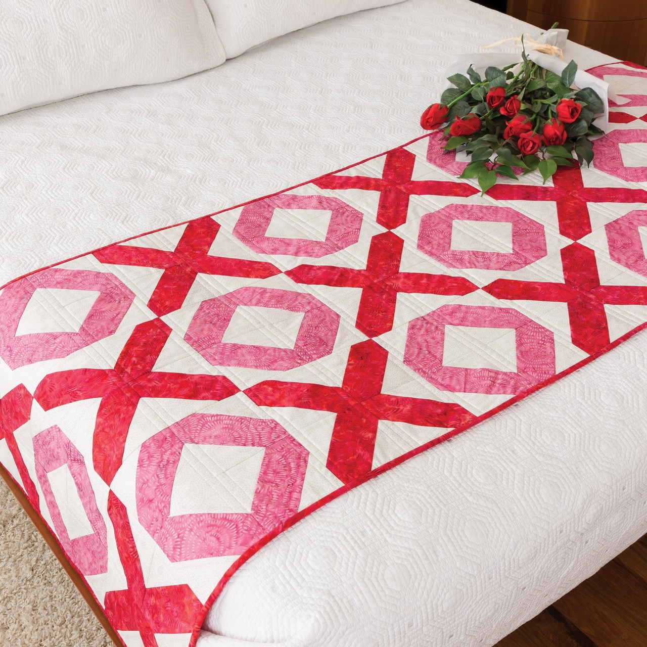GO! Hugs and Kisses Bed Runner Pattern-0