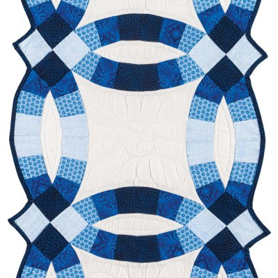 GO! Classic Double Wedding Ring Table Runner -3057