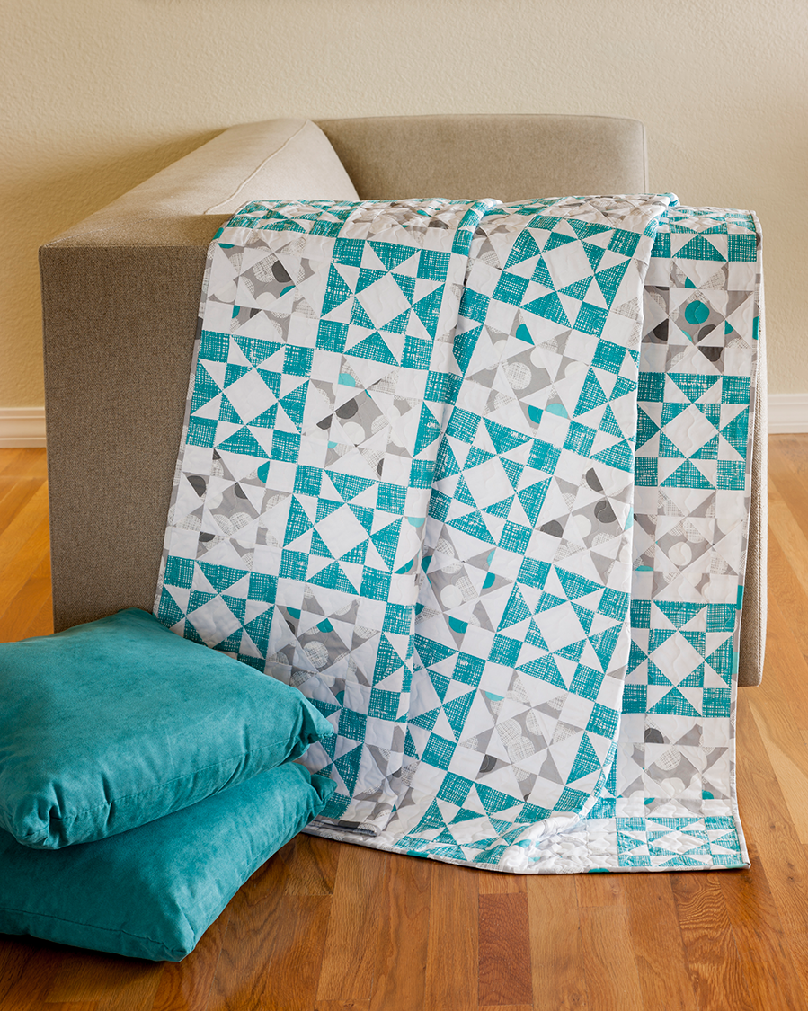 GO! Qube 6" Diamond Star Throw Quilt