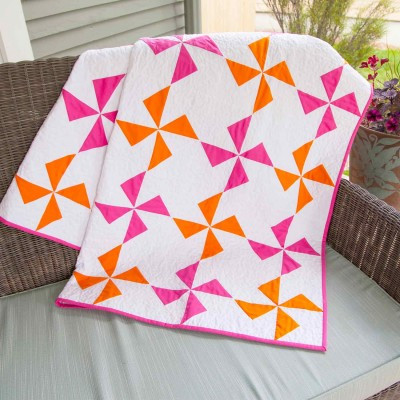 GO! Qube 9" Windy Quilt Pattern Lounge Chair