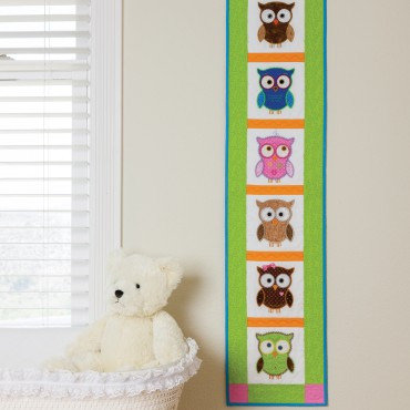 GO! Hoot Hoot Hooray! Wall Hanging Pattern