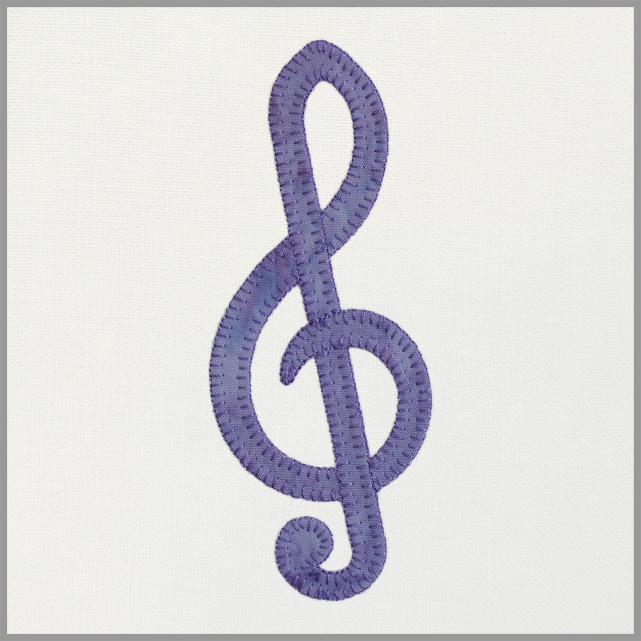 Treble clef blanket