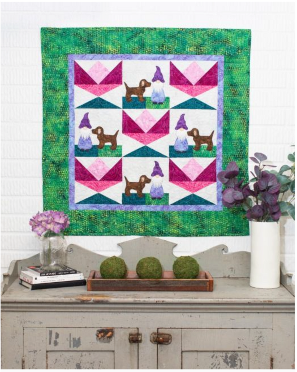 GO! Gnome Garden Pals Wall Hanging Pattern