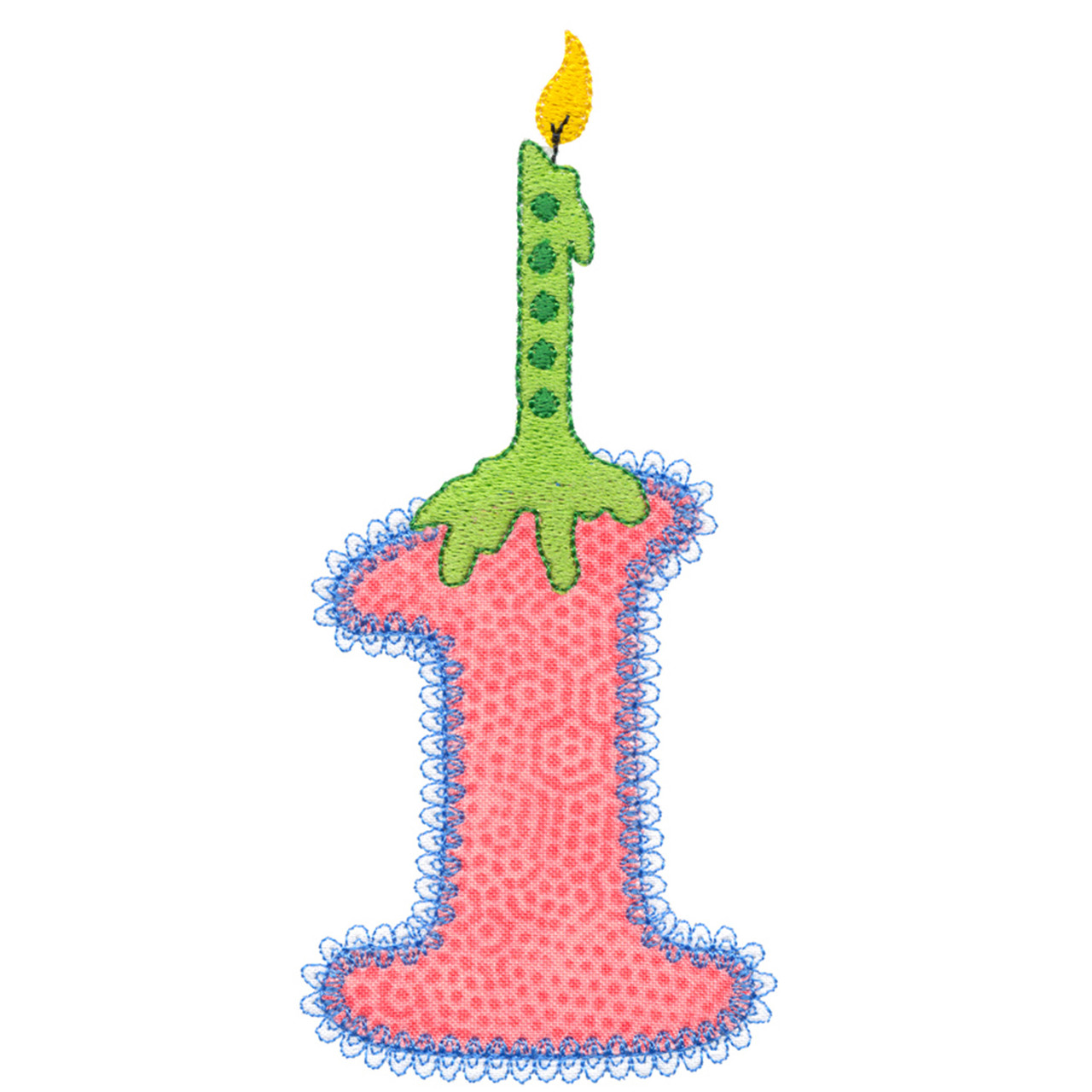 Numbers with candles 1