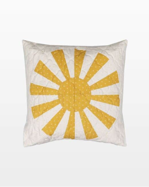 go! sunrays pillow pattern