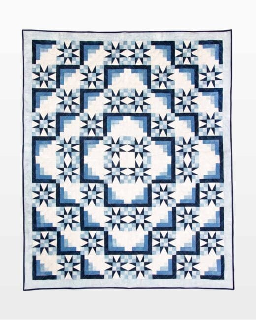 go! parallel logs throw quilt pattern