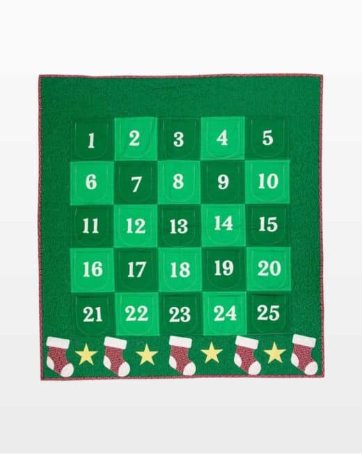 go! christmas counting wall hanging pattern