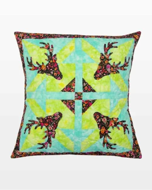 go! oh, deer! pillow pattern