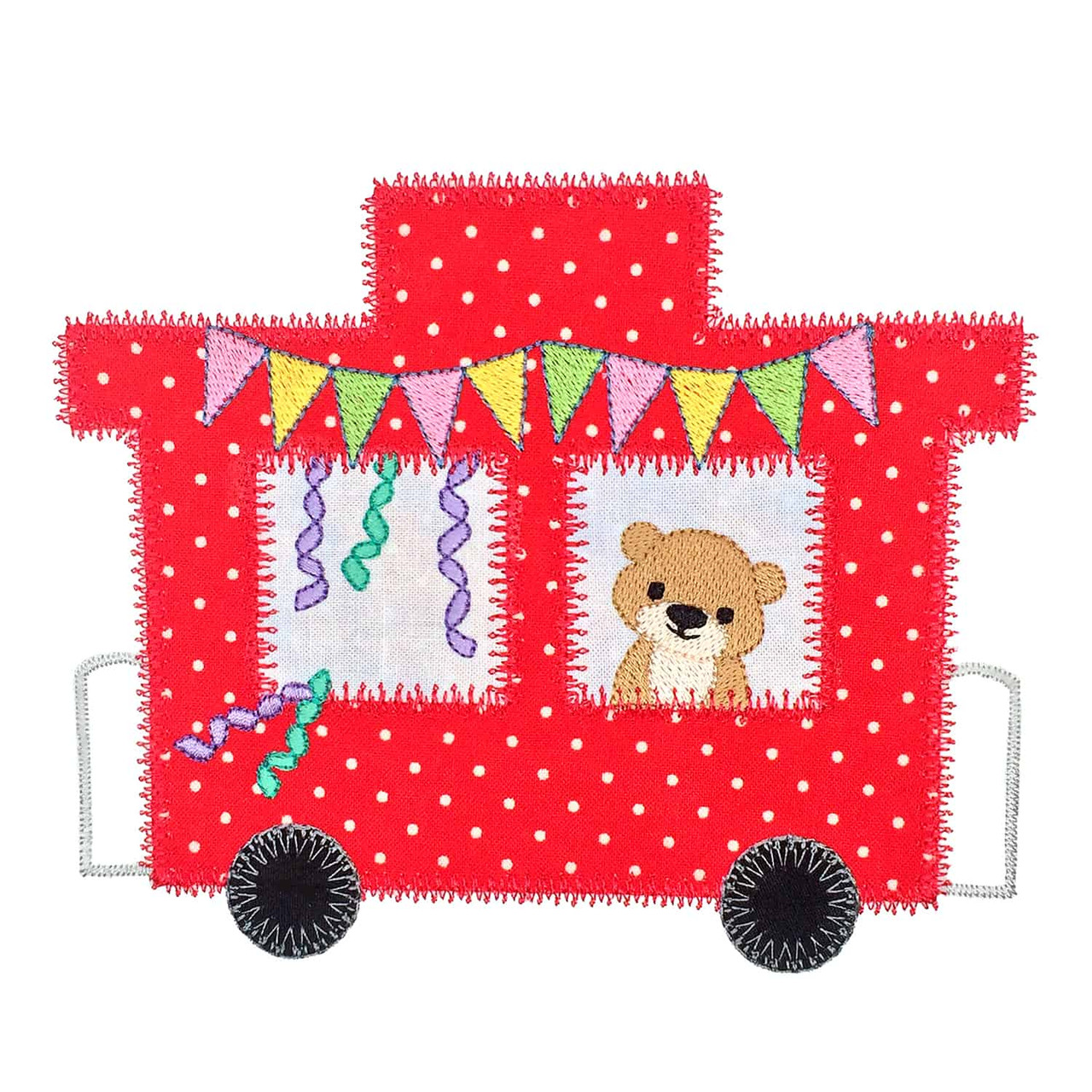go! party train embroidery pattern by v stitch designs