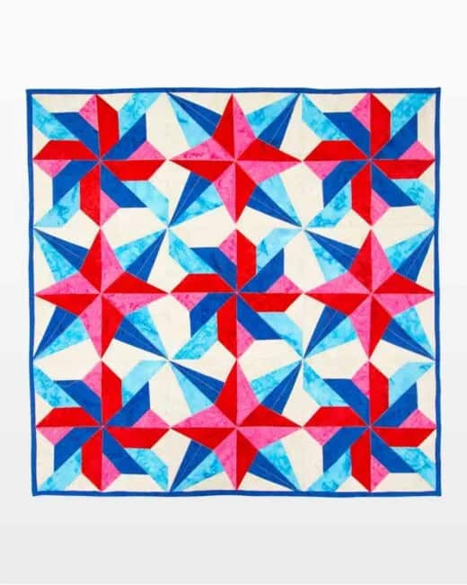 go! stars aplenty! wall hanging pattern