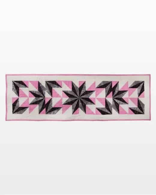 go! stellar flare table runner pattern