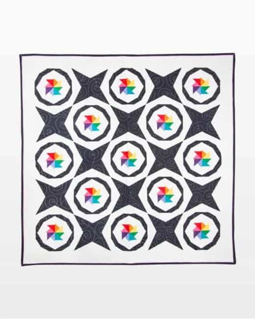 go! bright fortunes throw quilt pattern