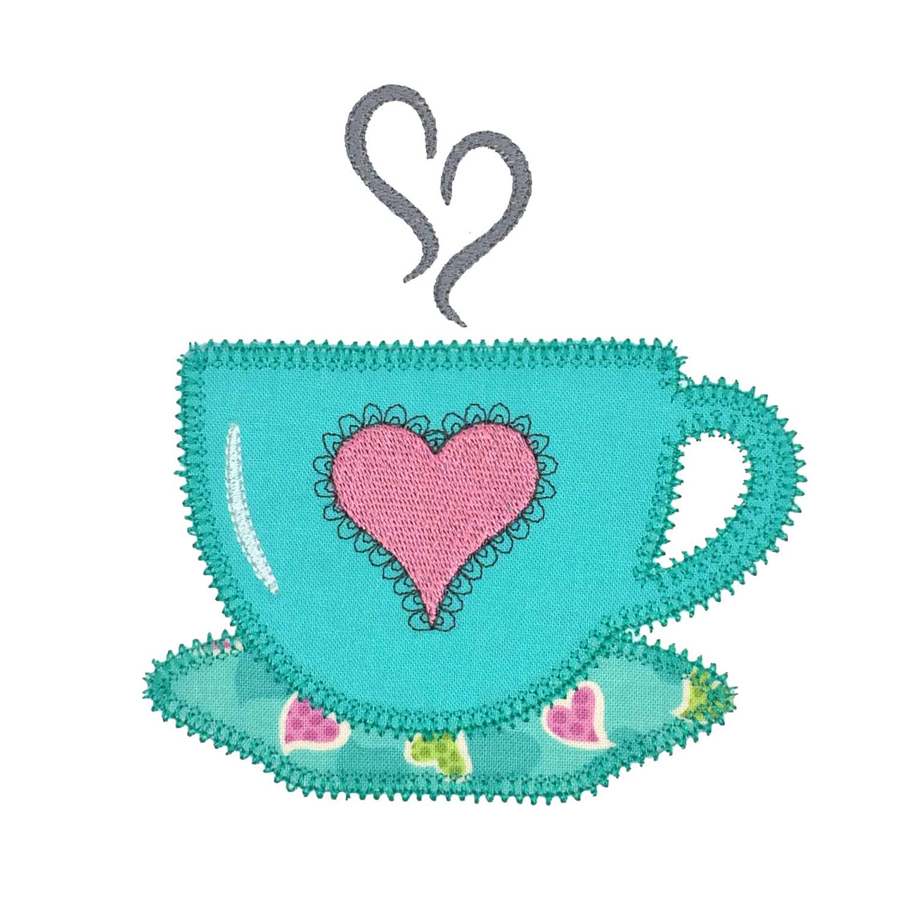 go! coffee set embroidery patterns by v stitch designs