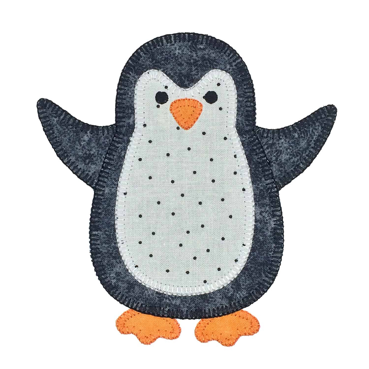 go! penguin set embroidery patterns by v stitch designs