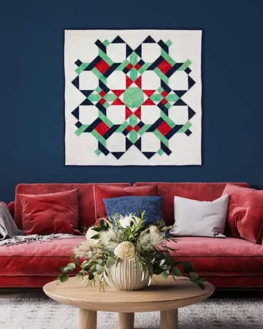 go! star weave wall hanging pattern