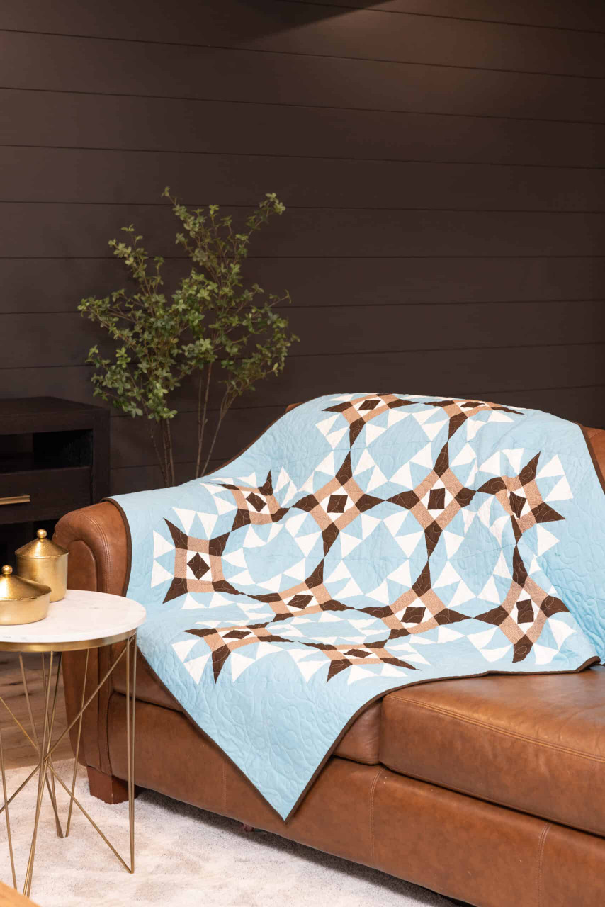 go! carolina blossoms throw quilt pattern