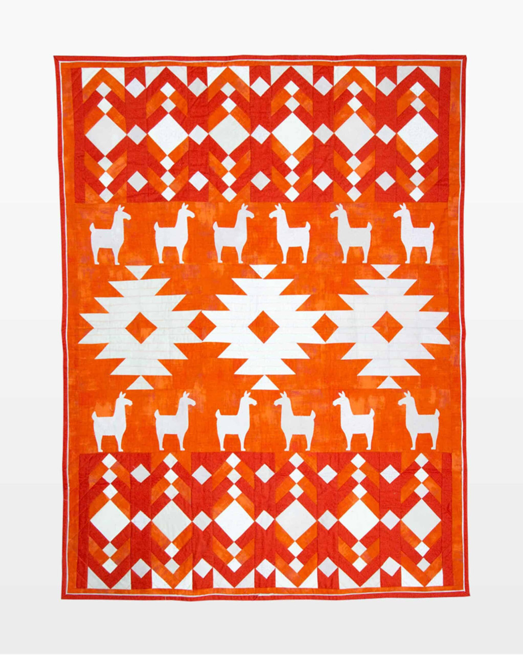 go! no prob llama throw quilt pattern