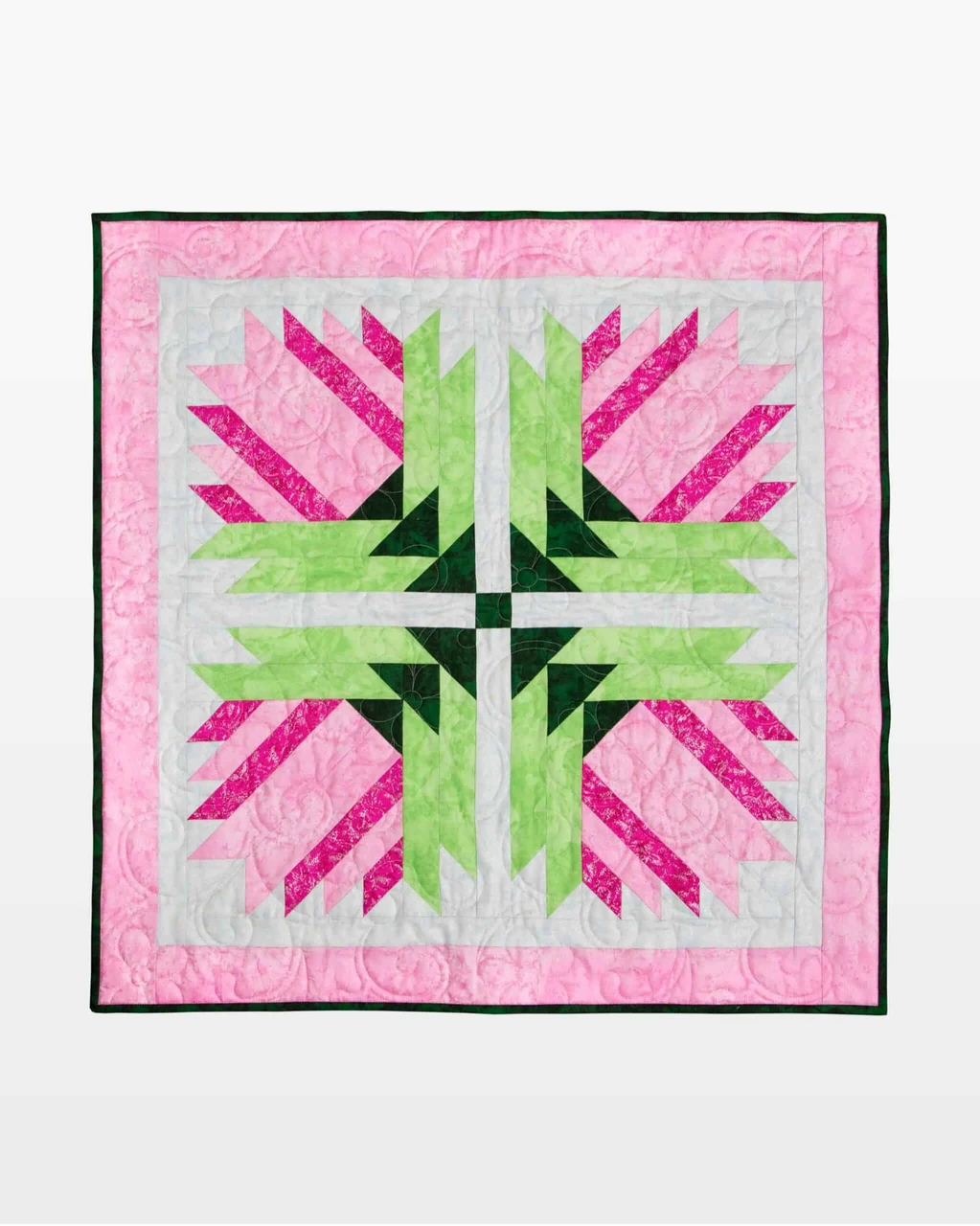 go! lotus blooms wall hanging pattern