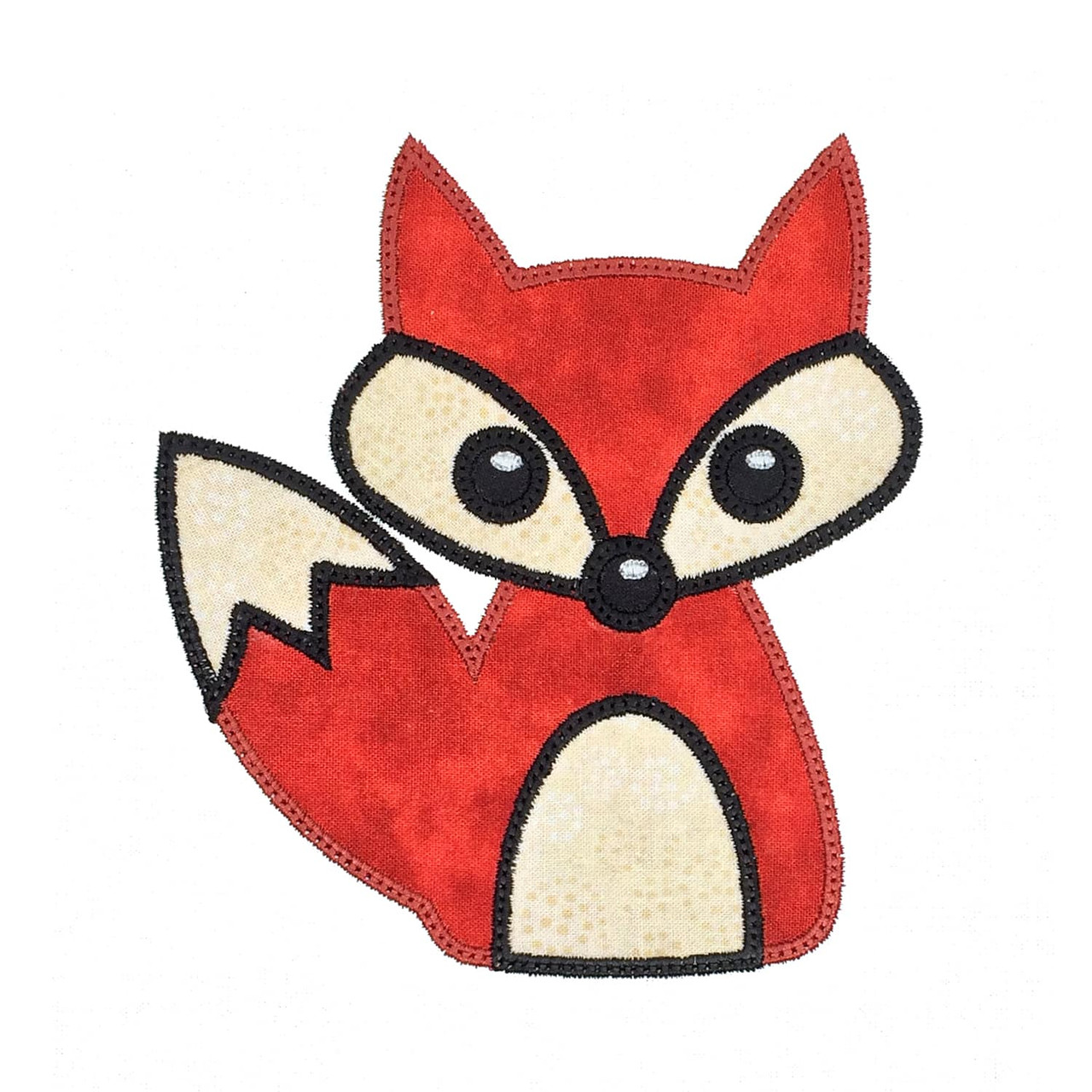 go! fox set embroidery pattern by v stitch designs