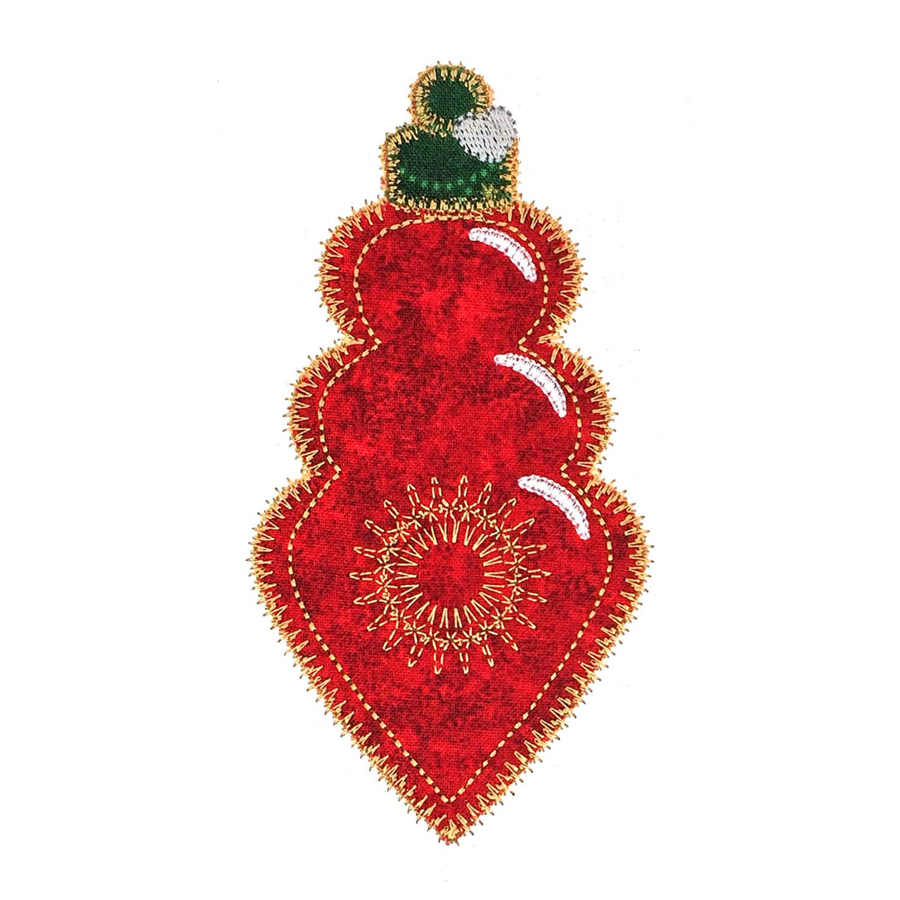 go! ornaments embroidery by v stitch designs