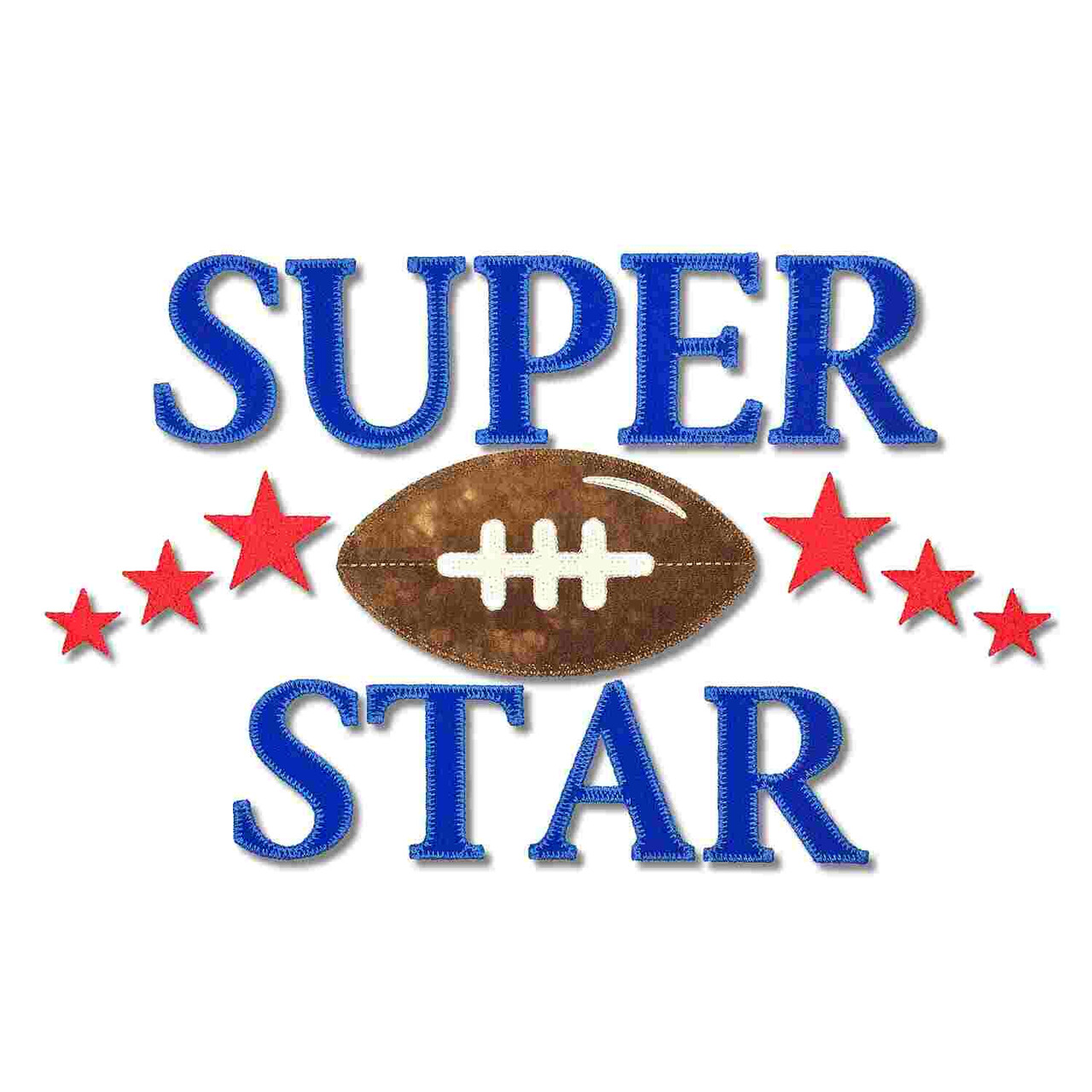 GO! Super Star Embroidery Pattern by V-Stitch Designs