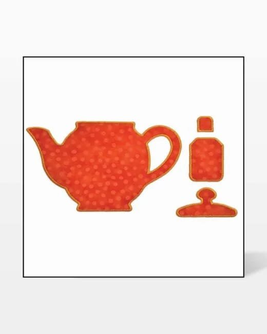 go! tea party embroidery designs