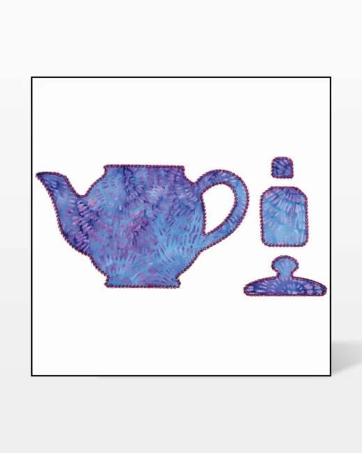 go! tea party embroidery designs