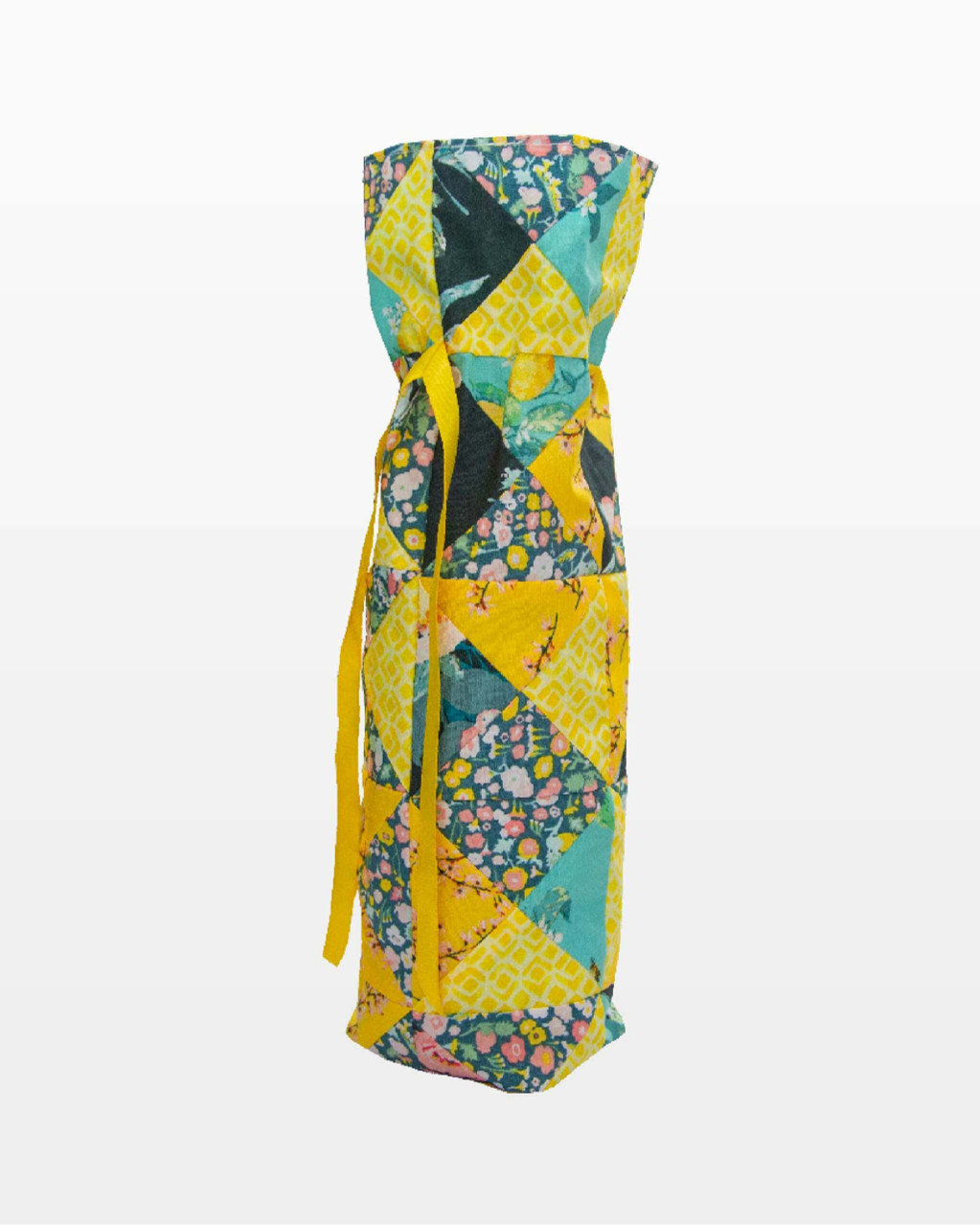 go! patchwork champagne bottle bag by carolina moore pattern