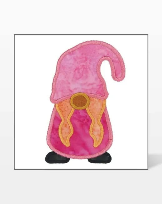 go! gnome accessories embroidery designs