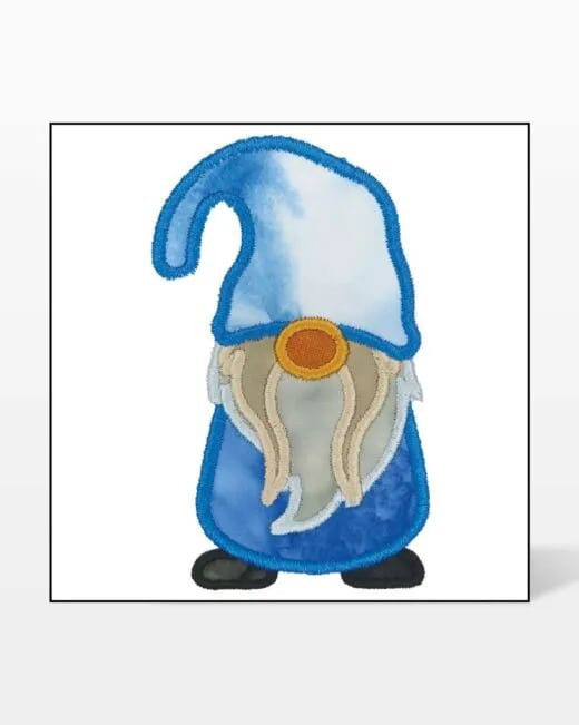 go! gnome accessories embroidery designs