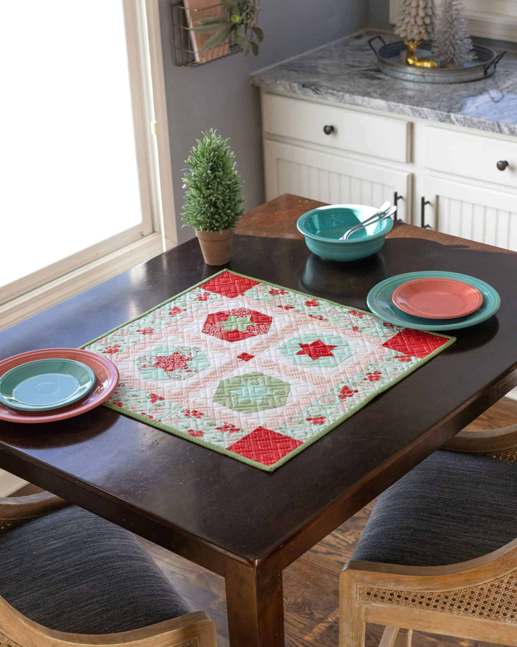 go! epp jewel stars table topper pattern