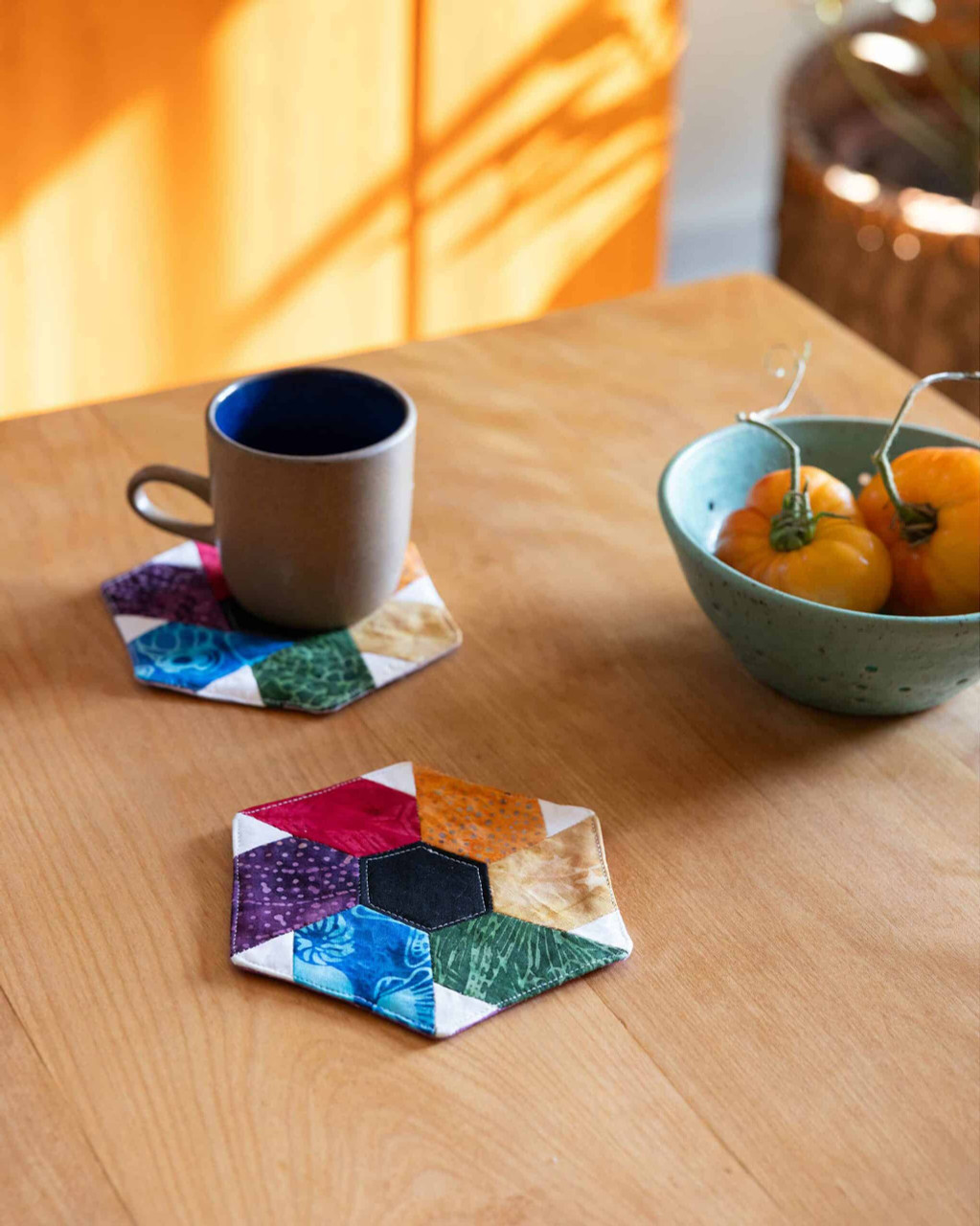 go! jewel petal coasters pattern