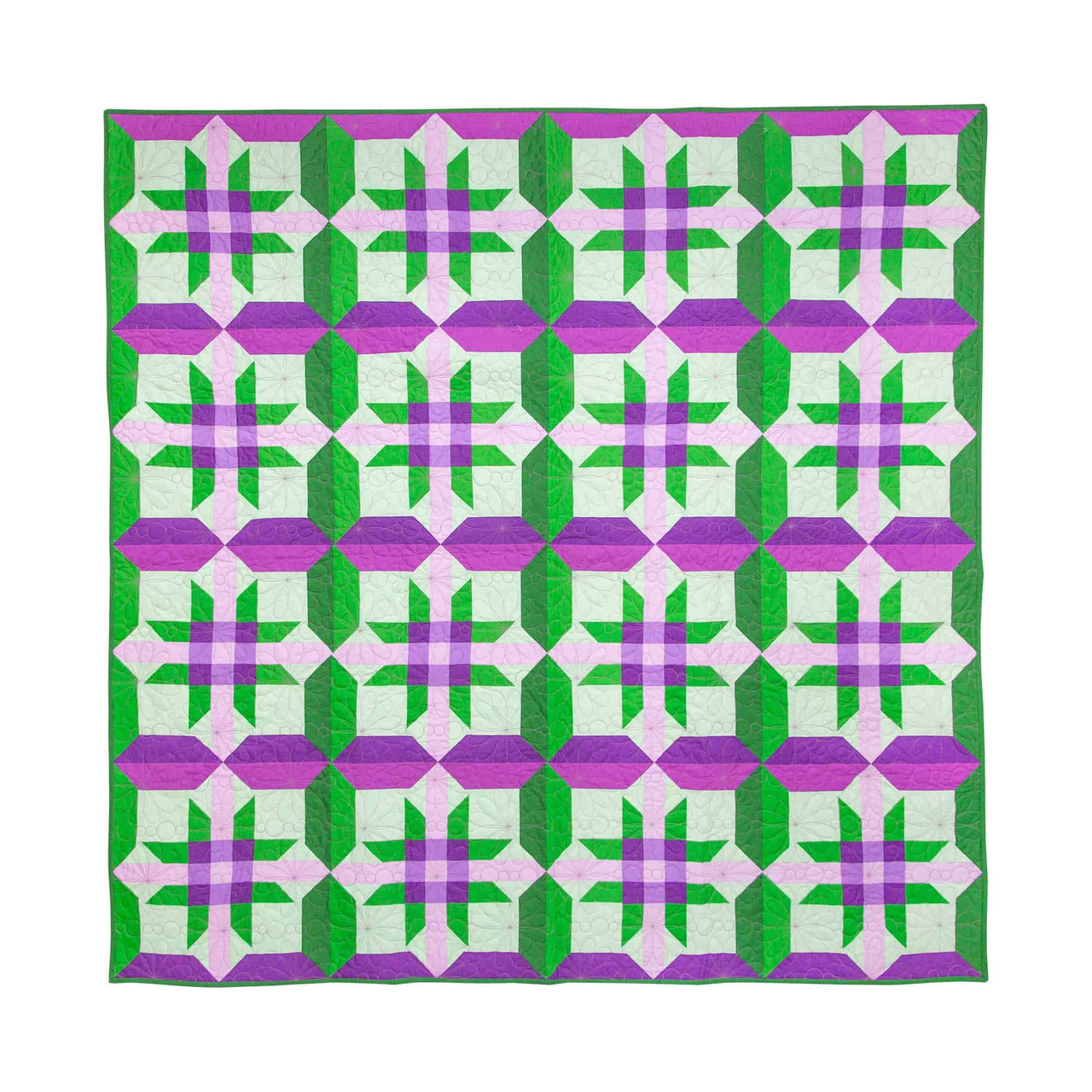GO! Spring Parade Throw Quilt Pattern