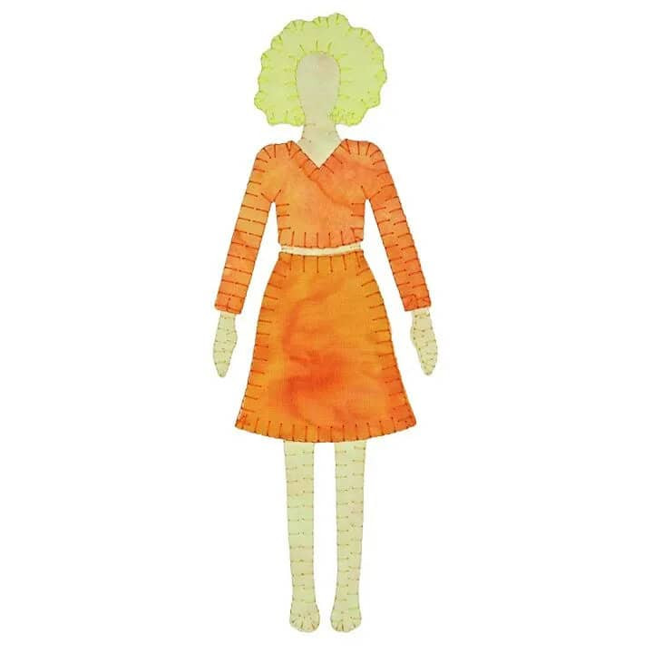 GO! Paper Doll and Doll Clothes by TipStitched Embroidery Designs