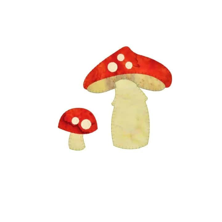 GO! Mushroom Medley by Janine Lecour Embroidery Designs