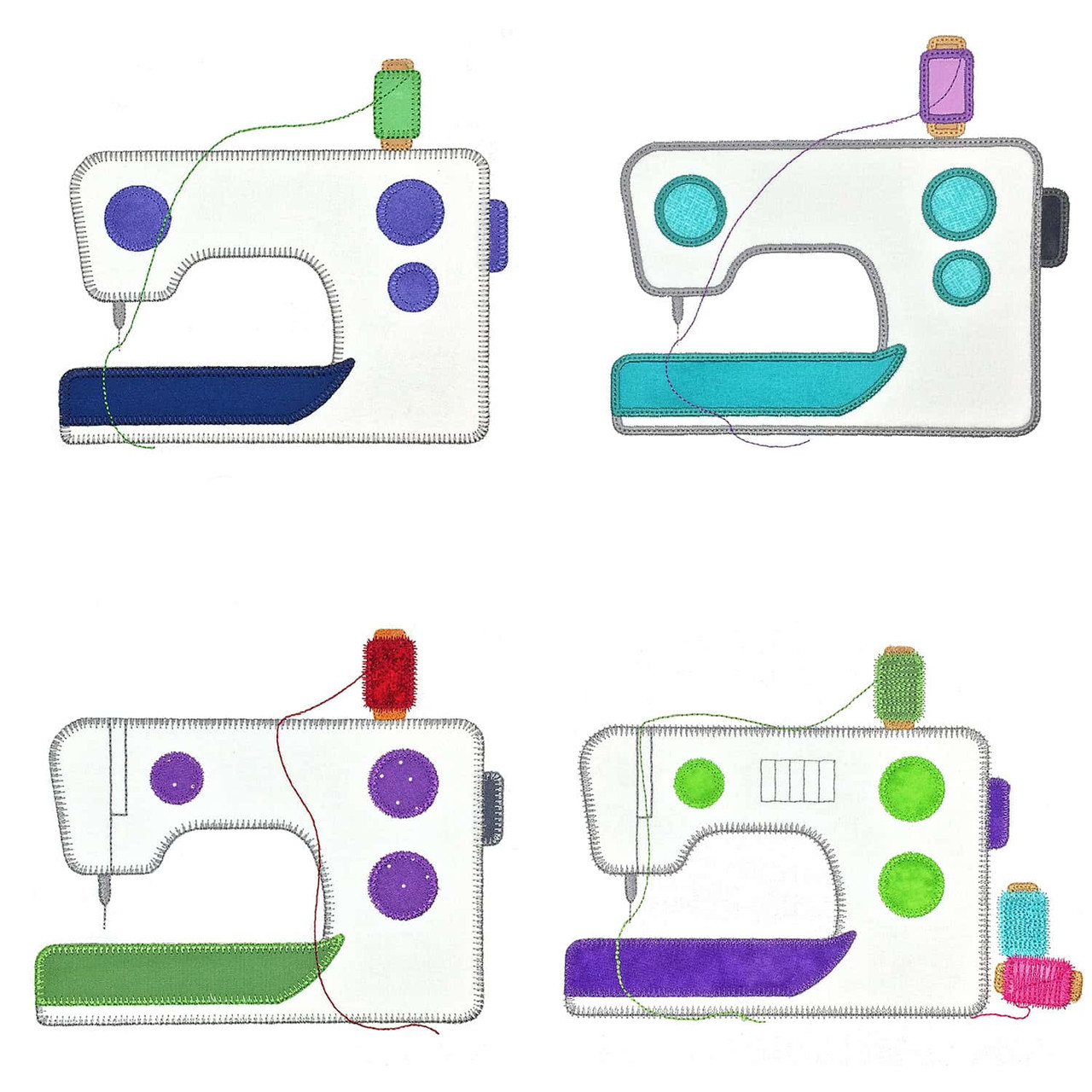 GO! Sewing Machine Set  Embroidery Patterns by V-Stitch Designs