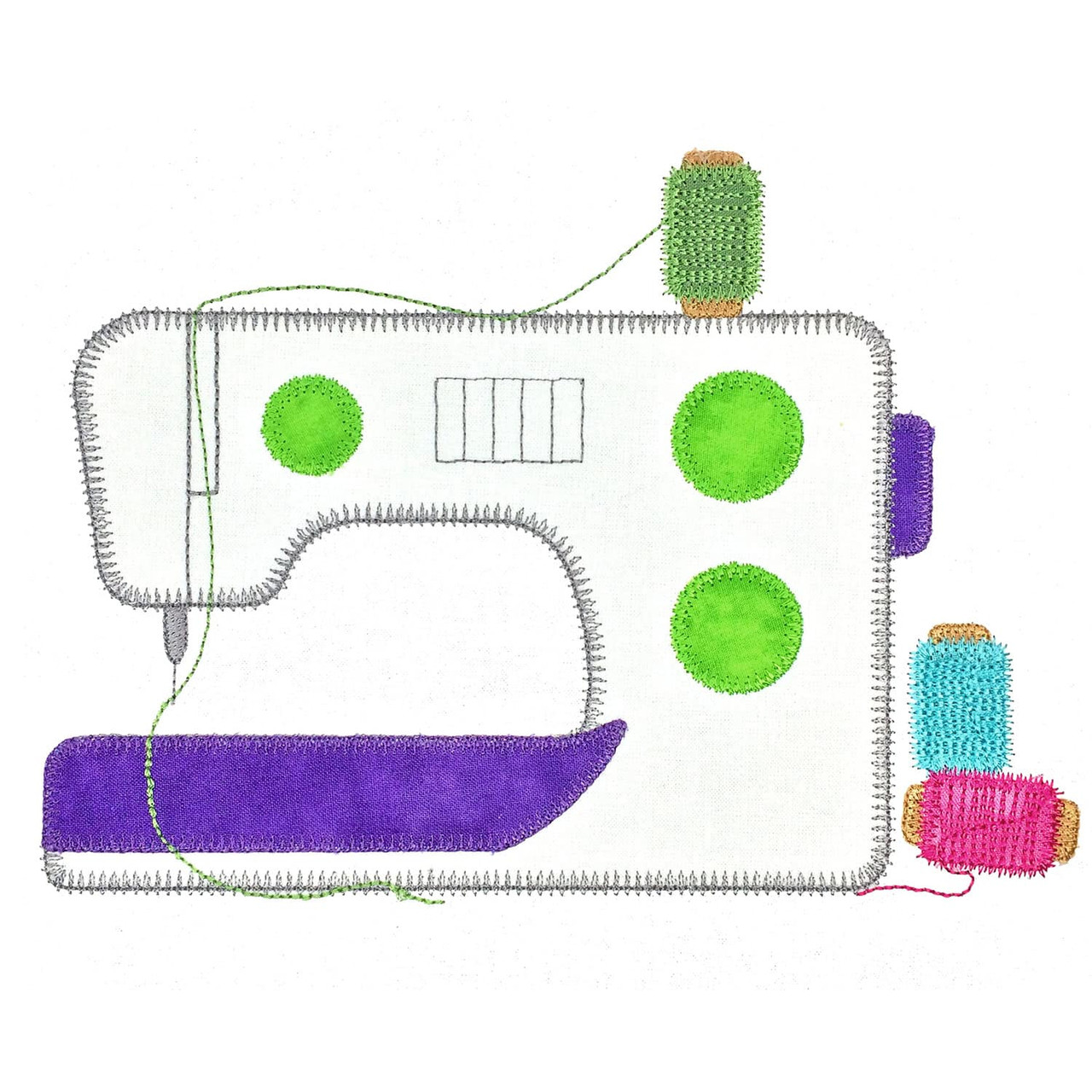 GO! Sewing Machine Set  Embroidery Patterns by V-Stitch Designs