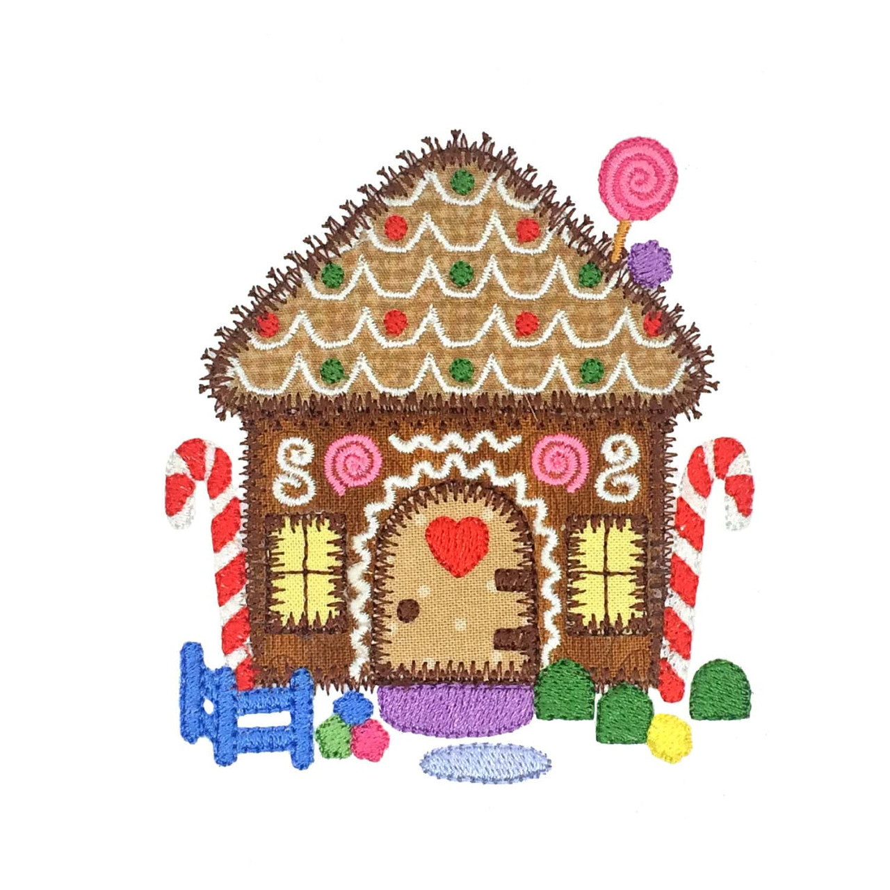 GO! Small Gingerbread Houses Embroidery Set