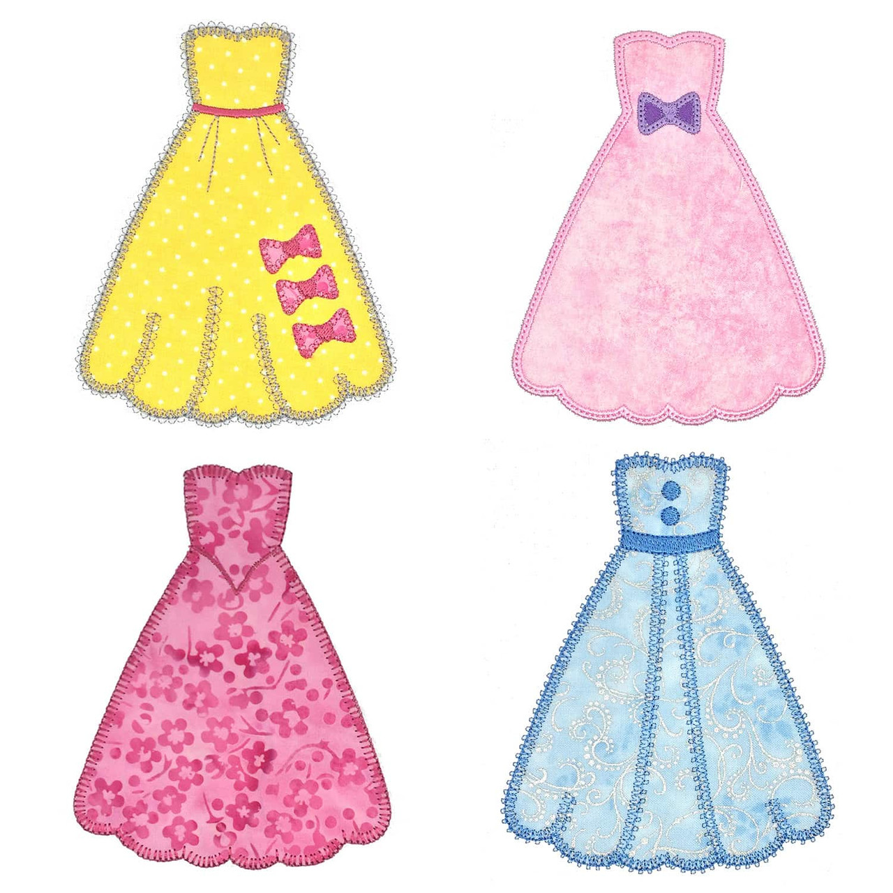 GO! Wedding Medley Set Embroidery Patterns by V-Stitch Designs