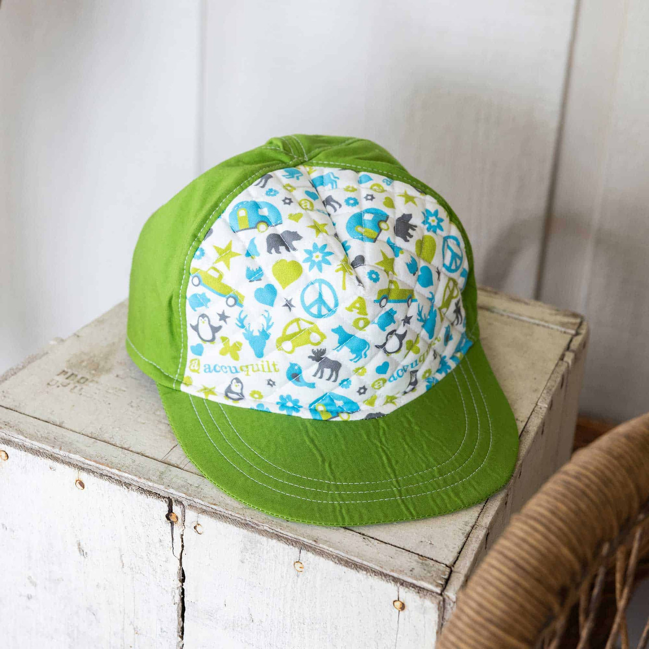 GO! Quilted Trucker Hat Pattern by Chris Marchini