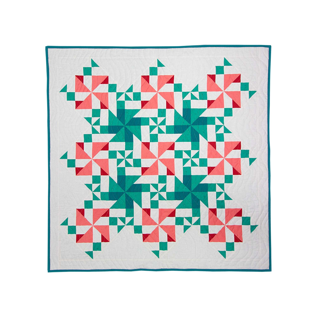 GO! Skipping Waves Throw Quilt Pattern