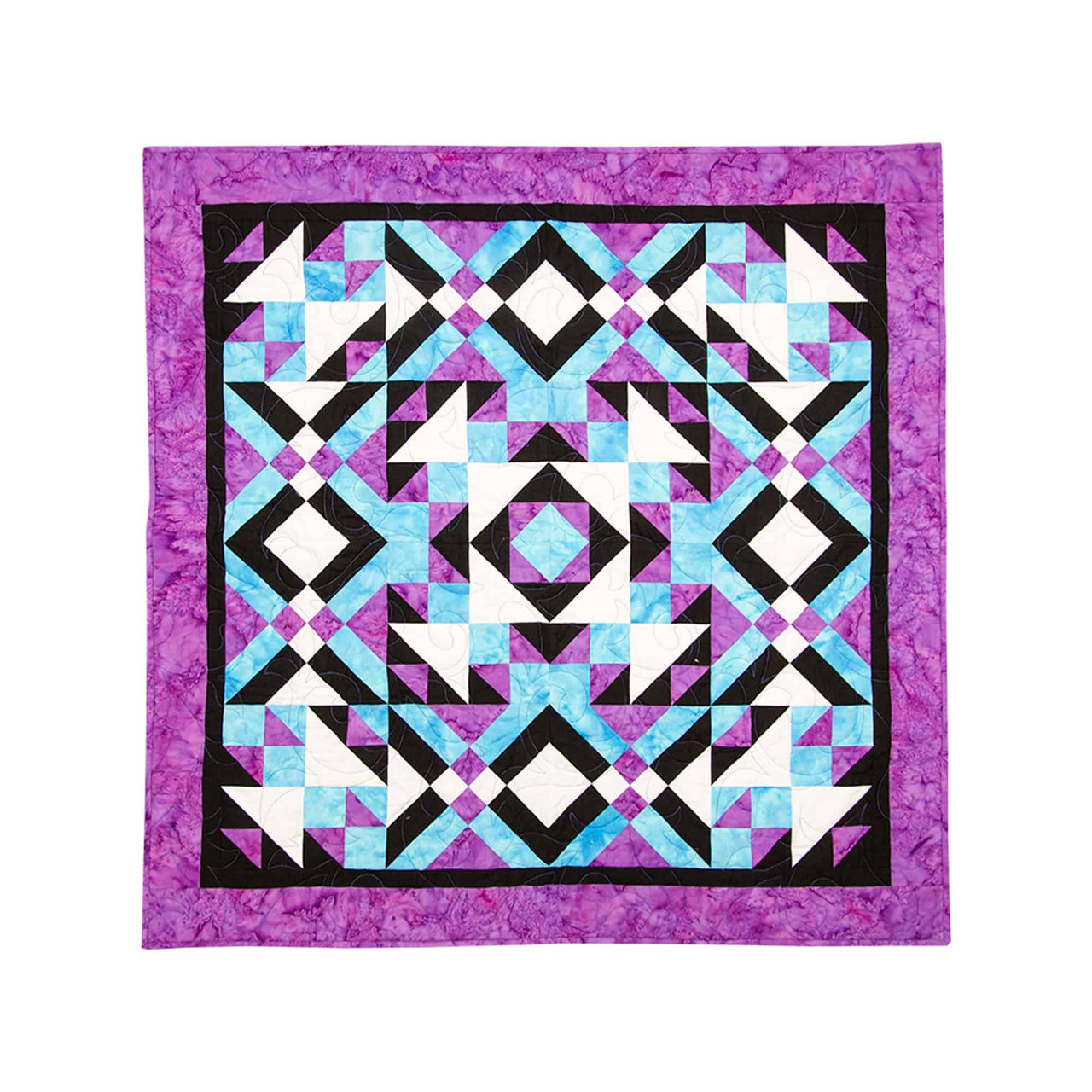 GO! Arrowhead Medallion Throw Quilt Pattern