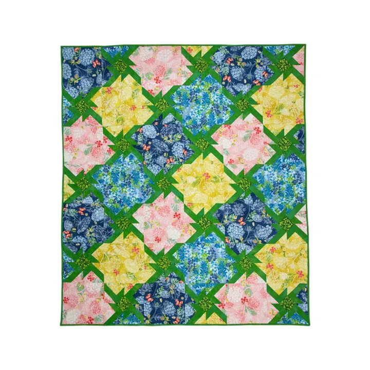 GO! Pivot Pulse Throw Quilt Pattern