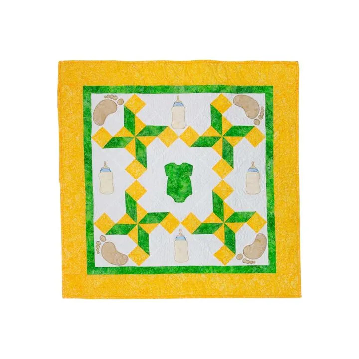 GO! Baby Windmill Throw Quilt Pattern