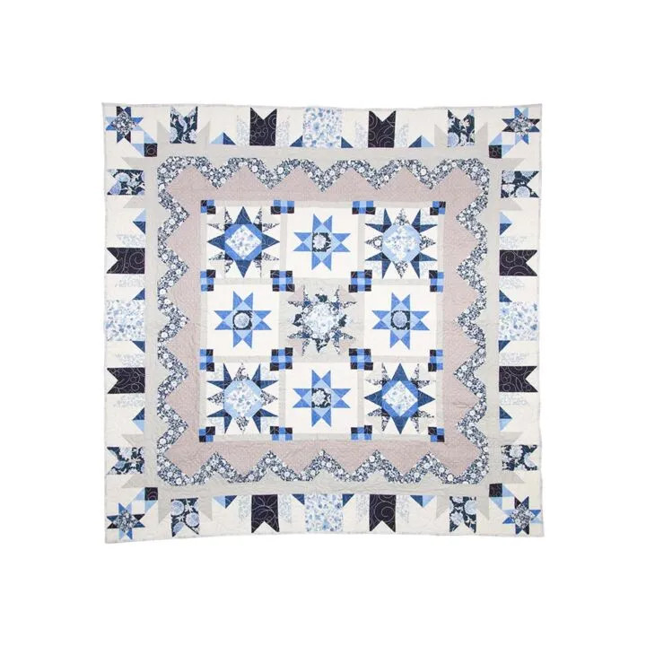 GO! Blueberry Hill Throw Quilt Pattern