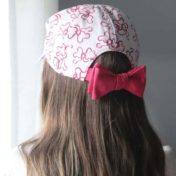 GO! Pretty Bow Trucker Hat Pattern by Chris Marchini of Rose City Originals