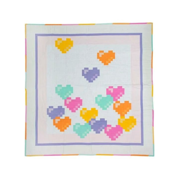 GO! Floating Hearts Throw Quilt Pattern