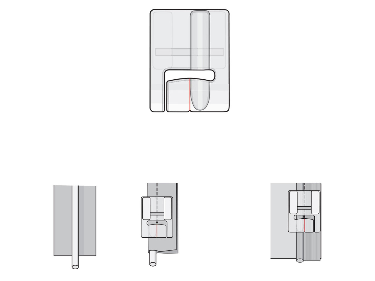 piping foot illustration